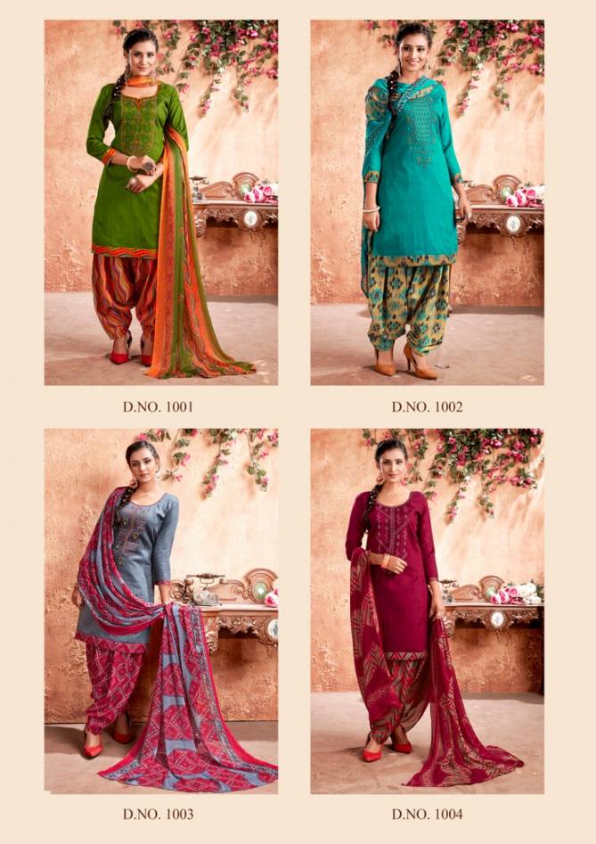 Anita Kesariya Mehar Fancy designer Daily Casual Wear jam cotton Printed Designer Dress Material Collection
